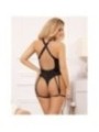 SUBBLIME - 954154 BODY AVEC PORTE-JARRETELLES NOIR L/XL