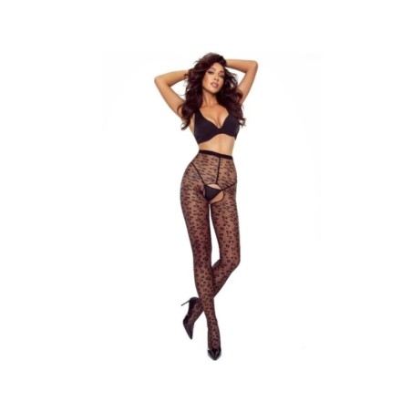 PASSION - TIOPEN 023 COLLANT FOURRURE NOIR 1/2 20 DEN