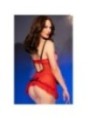 CHILIROSE - CR 4832 BABYDOLL ROUGE L/XL