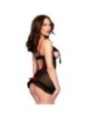 CHILIROSE - CR 4832 BABYDOLL NOIR L/XL