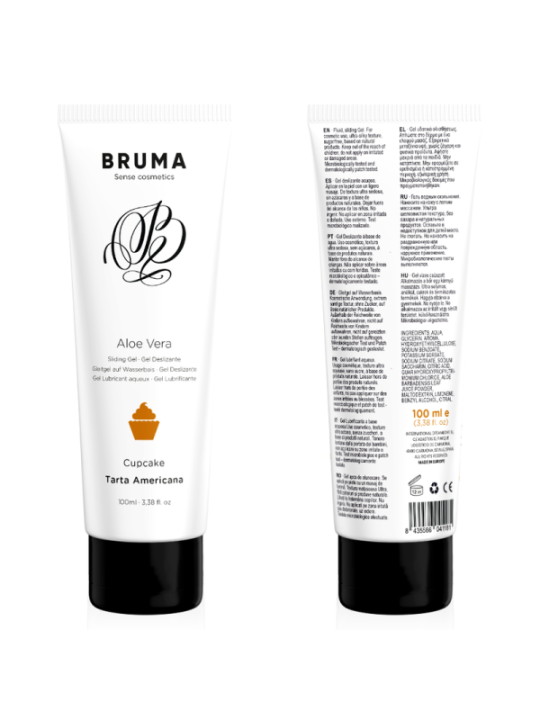 BRUMA - GEL GLISSANT À L''ALOE VERA SAVEUR CUPCAKE 100 ML