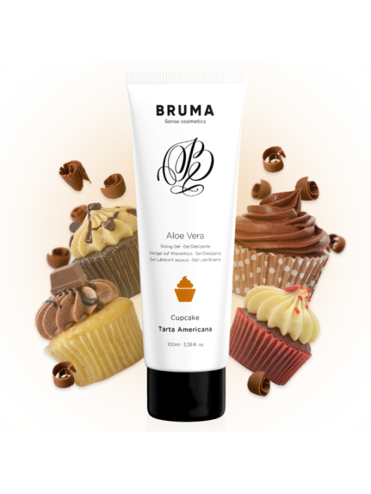 BRUMA - GEL GLISSANT À L''ALOE VERA SAVEUR CUPCAKE 100 ML