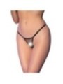 CHILIROSE - CR 4856 MICRO STRING MAILLE NOIR S/M