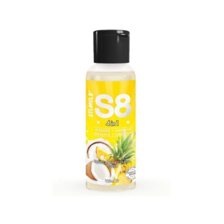 STIMUL8 - LUBRIFIANT DESSERT PINA COLADA 4 EN 1 S8 125 ML