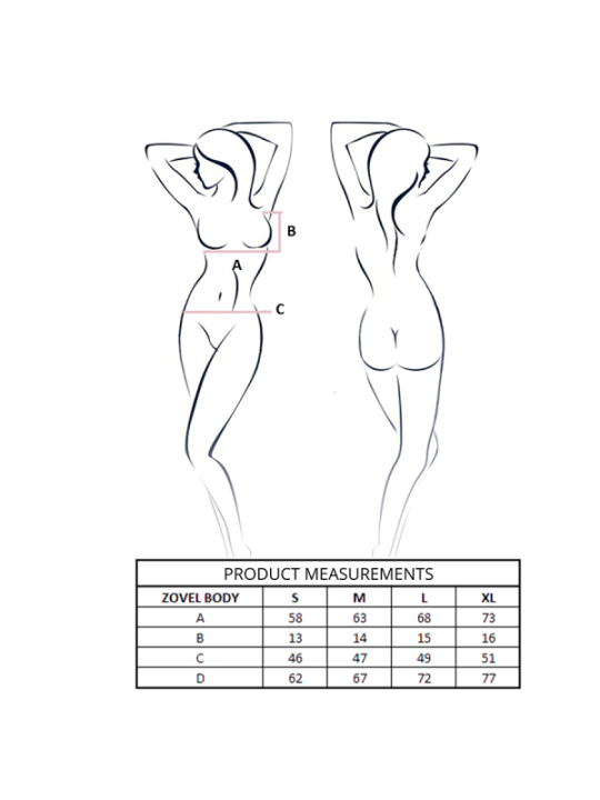 PASSION - BODY ZOVEL ROSE CLAIR L/XL