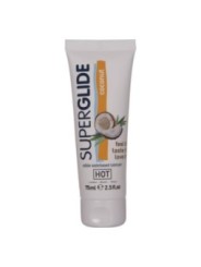 HOT - SUPERGLIDE LUBRIFIANT COMESTIBLE À BASE D'EAU ET DE NOIX DE COCO 75 ML
