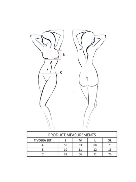 PASSION - ENSEMBLE SOUTIEN-GORGE + STRING TIVOLEA VIOLET L/XL
