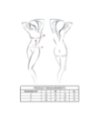 PASSION - ENSEMBLE SOUTIEN-GORGE + STRING BELISSANA BLEU S/M