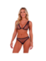 PASSION - ENSEMBLE SOUTIEN-GORGE + STRING BELISSANA BLEU L/XL