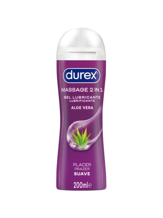 DUREX - GEL LUBRIFIANT DE MASSAGE DOUX À L'ALOE VERA 200 ML