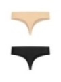 BYE-BRA - PACK 2 TANGAS INVISIBLES BEIGE Y NEGRO TALLA XXL