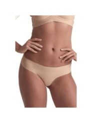 BYE-BRA - PACK 2 TANGAS INVISIBLES BEIGE Y NEGRO TALLA XXL