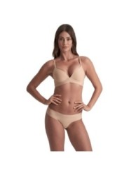 BYE-BRA - PACK 2 TANGAS INVISIBLES BEIGE Y NEGRO TALLA XXL
