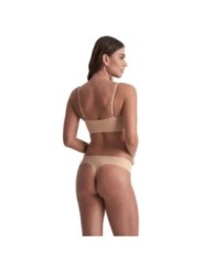BYE-BRA - PACK 2 TANGAS INVISIBLES BEIGE Y NEGRO TALLA XXL