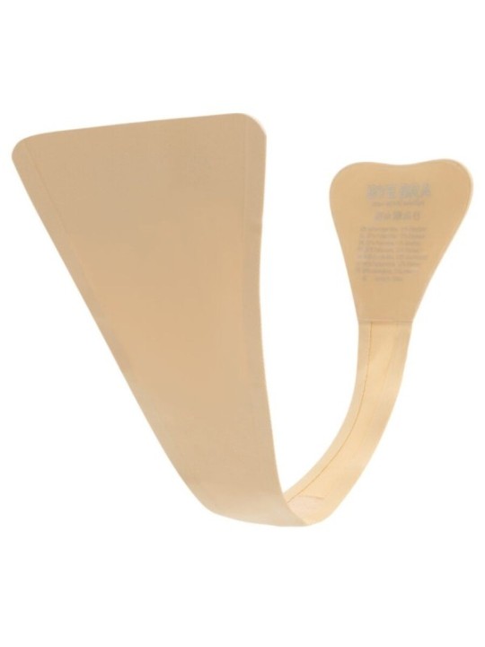 BYE-BRA - TANGA ADHESIVO BEIGE TALLA ÚNICA