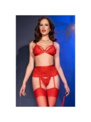 CHILIROSE - CR 4895 ENSEMBLE 5 PIÈCES ROUGE L