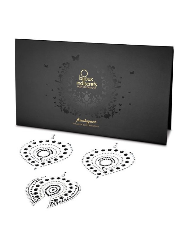 BIJOUX - INDISCRETS FLAMBOYANT NOIR & ARGENT