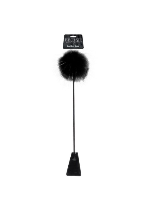 FETISH FANTASY LIMITED EDITION -  BLACK FEATHER CROP