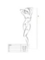 PASSION - FEMME BS013 BODYSTOCKING BLANC TAILLE UNIQUE