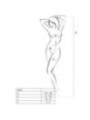 PASSION - FEMME BS031 BODYSTOCKING BLANC TAILLE UNIQUE