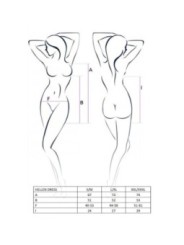 PASSION - FEMME HELLEN ROBE ET STRING TAILLE L/XL