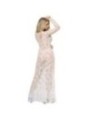 SUBBLIME - DRESSES ROBE LONGUE  MANCHES LONGUES BLANC S / M