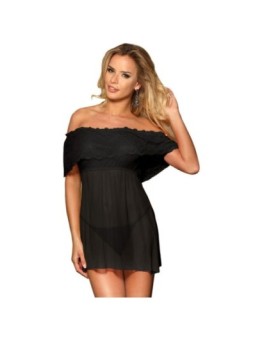 SUBBLIME - DRESSES ROBE COURTE SUBBLIME + STRING NOIR L / XL