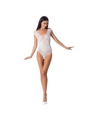 PASSION - FEMME BS064 BODYSTOCKING BLANC TAILLE UNIQUE