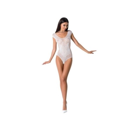 PASSION - FEMME BS064 BODYSTOCKING BLANC TAILLE UNIQUE