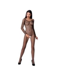 PASSION - FEMME BS068 BODYSTOCKING NOIR TAILLE UNIQUE