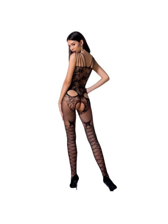PASSION - FEMME BS076 BODYSTOCKING TAILLE UNIQUE NOIR