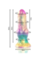 EPIC - GODE IRIS AVEC TESTICULES ARC-EN-CIEL DE PLAISIR