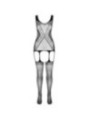 PASSION - BODYSTOCKING ECO COLLECTION ECO BS007 ROUGE