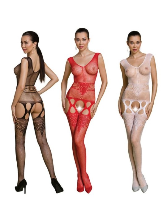 PASSION - BODYSTOCKING ECO COLLECTION ECO BS014 NOIR