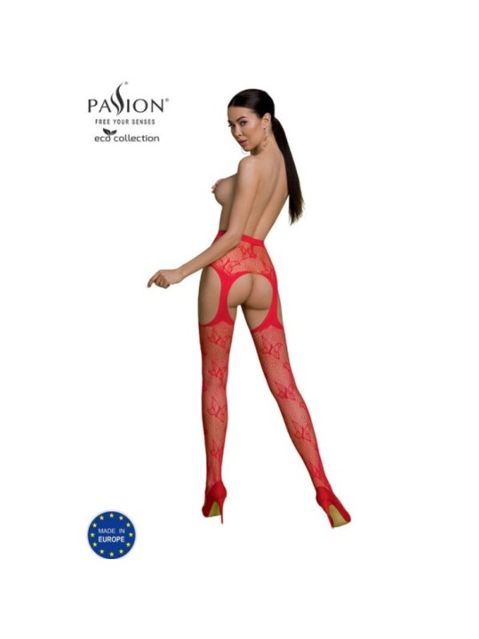 PASSION - BODYSTOCKING ECO COLLECTION ECO S001 ROUGE