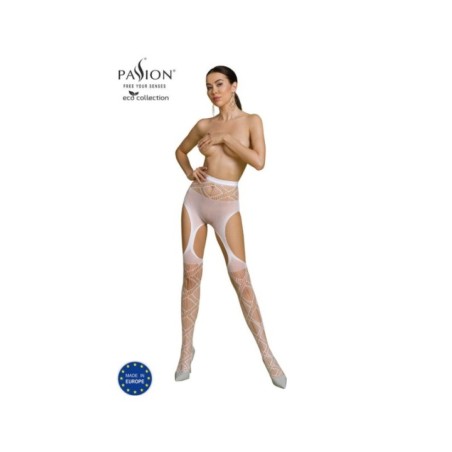 PASSION - BODYSTOCKING ECO COLLECTION ECO S005 BLANC