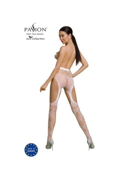 PASSION - BODYSTOCKING ECO COLLECTION ECO S005 BLANC