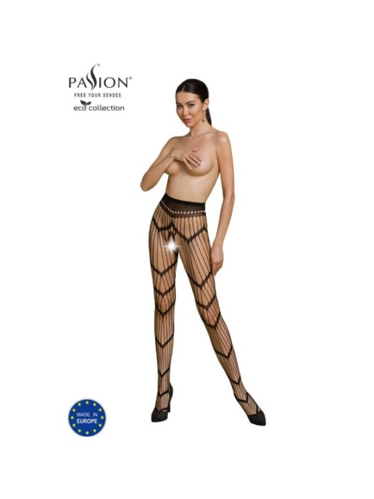 PASSION - BODYSTOCKING ECO COLLECTION ECO S006 NOIR