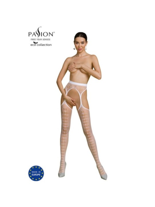 PASSION - BODYSTOCKING ECO COLLECTION ECO S008 BLANC