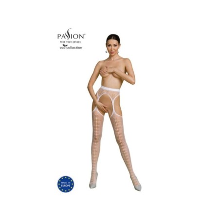 PASSION - BODYSTOCKING ECO COLLECTION ECO S008 BLANC