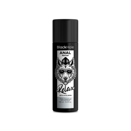 BLACK HOLE - RÉPARATION ANALE RELAX À BASE D'EAU AVEC HYALURON 100 ML