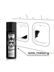 BLACK HOLE - RÉPARATION ANALE RELAX À BASE D'EAU AVEC HYALURON 100 ML
