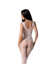 PASSION - BS098 BODYSTOCKING BLANC TAILLE UNIQUE