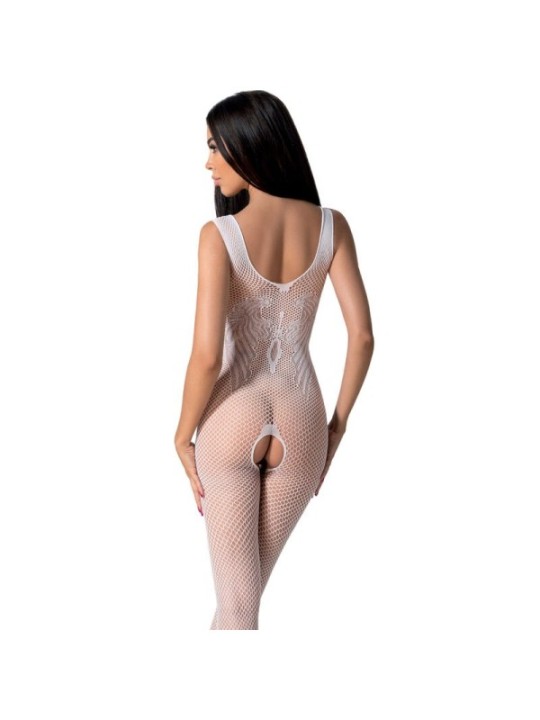 PASSION - BS098 BODYSTOCKING BLANC TAILLE UNIQUE