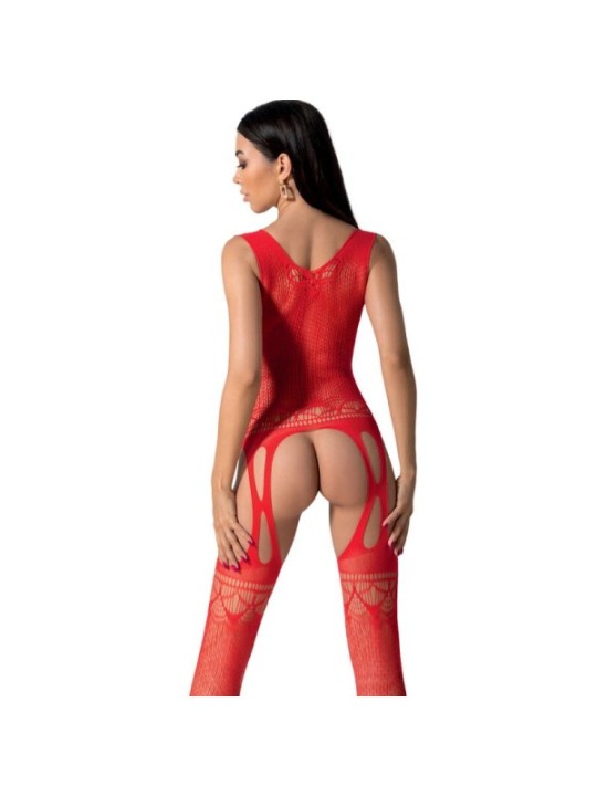 PASSION - BS099 BODYSTOCKING ROUGE TAILLE UNIQUE