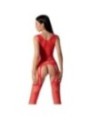 PASSION - BS099 BODYSTOCKING ROUGE TAILLE UNIQUE