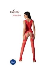 PASSION - BS099 BODYSTOCKING ROUGE TAILLE UNIQUE