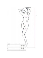 PASSION - BS099 BODYSTOCKING ROUGE TAILLE UNIQUE