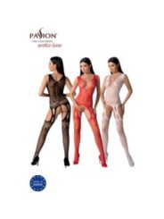 PASSION - BS099 BODYSTOCKING ROUGE TAILLE UNIQUE
