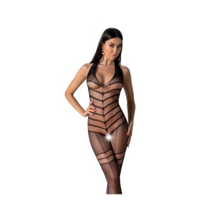 PASSION - BODYSTOCKING BS100 NOIR TAILLE UNIQUE